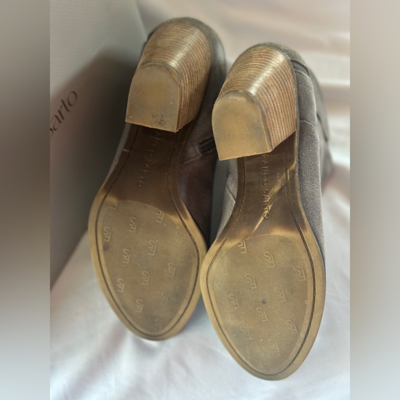 Franco Sarto Domino Suede Ankle Boots Feather Grey - Picture 4 of 6